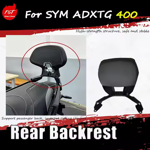 For SYM ADXTG 400 special modification accessories, the aluminum backrest of the rear seat, the JV m