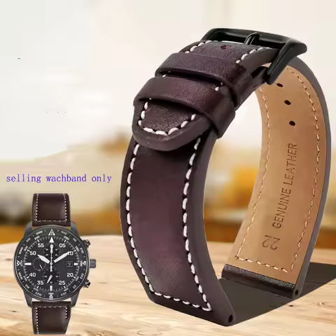 Soft Comfortable Genuine Leather Watch Strap for Citizen Eco-Drive CA0695-17E Series Ca4210 Aw1360 M