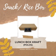 Kraft BOX | Plain KRAFT LUNCH BOX | Repack