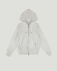 DPM Classic Fit French Terry Hoodie เสื้อฮู๊ดดี้ คลาสสิกฟิต ผ้าคอตตอน French Terry สีเทา