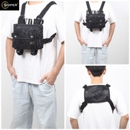 SCENTED SP041) Japan Design Water Resistant SNIPER Button Tactical Chest Bag Rider Bag Outdoor Bag W