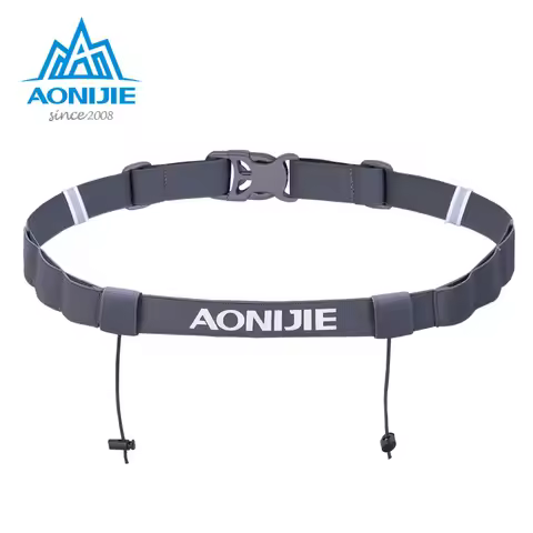 AONIJIE Race Number Belt With Gel Holder Running Belt Unisex For Triathlon Marathon Outdoor Sports R