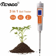 RCYAGO Digital Soil Inspection Tool TDS/EC/Temp Soil meter EC Meter Soil TDS Meter temperature Compo