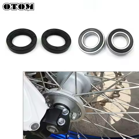 OTOM Motorcycle 6904 Front Wheel Bearing 26*38*7mm Hub Oil Seal Kit Roller For YAMAHA YZ250F YZ250FX