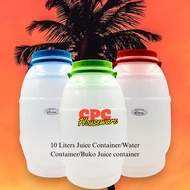 10 Liters Juice Container/Water Container/Buko Juice container /Palamig Samalamig  Gulaman Container
