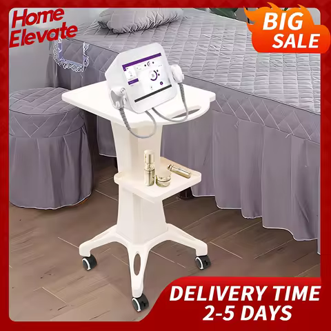 Beauty Salon Trolley ABS Anti Corrosion Storage Cart with 4 Wheels for Beauty Instruments Skincare T