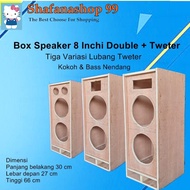 Box Speaker 8 Inchi Double, Box Speaker 8 Inchi Dobel Tri Way, Box