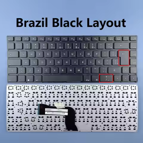 Brazil Laptop Keyboard For ECS US40II,Cce Ultra Thin Ht345,Haier S400,T400,Series MP-13A66PA-3602,82