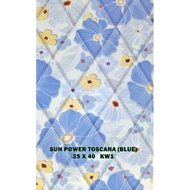 Keramik Dinding (Glossy)/ SUN POWER TOSCANA BLUE 25X40 KW1/ 008