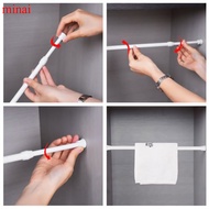 MINAI 1pc 25-110cm Extendable Bathroom Hanging Shower Curtain Rods Adjustable Telescopic Pole Rod Hanger for Curtain Wardrobe Accessor