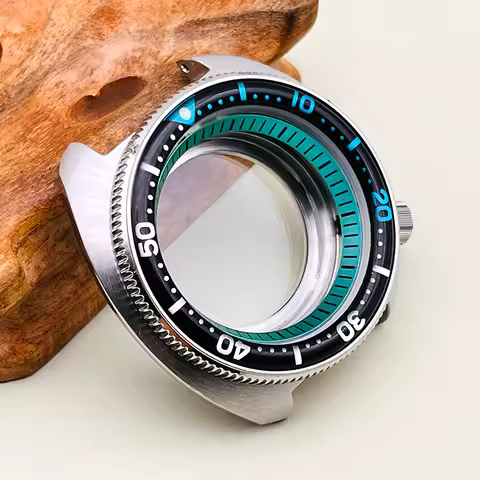 Mod Seiko 6105 turtle abalone case NH35 Replace Watch Cases Fit NH35 NH36 4R35 4R36 7S26 Movement Tr