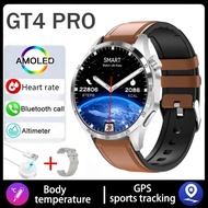 Fashion for Huawei GT4 smart watch men 2024 New Watch 4 Pro AMOLED HD screen Bluetooth call NFC heal