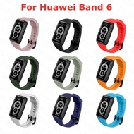 Soft Silicone Strap Replacement Watchband Bracelet For Huawei Band 6/6Pro Smart Watch
