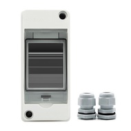 [ Store] ExclusiveHT-2 IP65 Waterproof Distribution Breaker Box Panel Installation 2 WAY PC Outdoor 