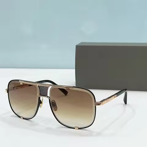 Luxury Brand Sunglasses DRX-2087 MACH FIVE Alloy Pilot Design High Quality Summer Beach Sunglasses F