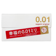Sagami Original 0.01 Condoms (Pack of 5)