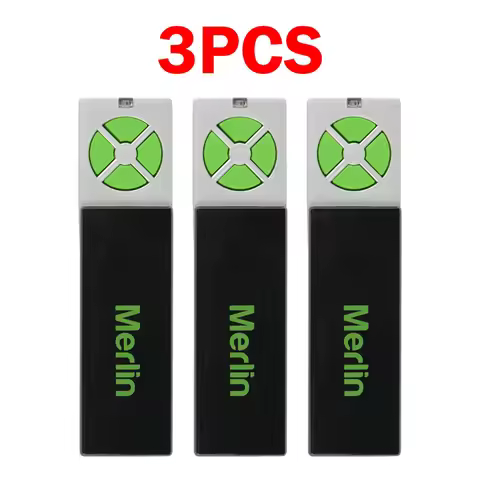 3PCS Merlin E950M E960M E128M E138M E840M E940M E943M E945M + 2.0 Garage Gate Remote Control 433.30 