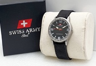 Jam Tangan SWISS ARMY 8218 Wanita Cewek Casual Watch Tali Kanvas Bonus Box dan Garansi Sa84021