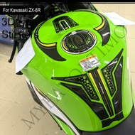 For kawasaki Ninja ZX-6R ZX6R ZX - 6R Tank Pad Gas Fuel Oil Cap Protector Front Face Fairing Fender 