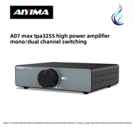 AIYIMA A07 MAX TPA3255 300Wx2 Class D Power Amplifier HiFi Stereo Home Audio 2-Channel Bridgeable Mo
