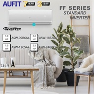 AUFIT Aircond Standard Inverter / Non Inverter R32 1.0HP/1.5HP/2.0HP/2.5HP (FF Series)  3 Year Warra