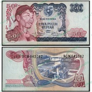 Uang Kuno 50 Rupiah 1968 Seri Sudirman aUNC/UNC GRESS 
