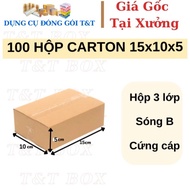 15x10x5 COMBO of 100 carton boxes, packing cod paper boxes, packing carton boxes