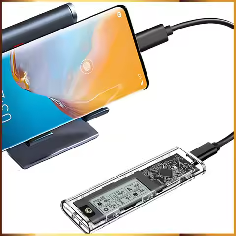 M.2NVME/NGFF Dual Protocol Solid State Drive Case Multi-Purpose Digital Display Drive Case USB Exter