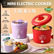 [💖SG Stock] Electric Cooker Multi-function Electric Hot Pot Mini portable multi-all-in-one pot Instant noodles non-stick