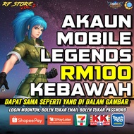 Akaun MLBB, ML Account, Cheap Mobile Legends Account (RM100 kebawah)