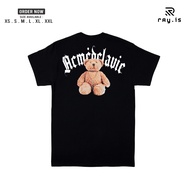 BEAR STREET RICH NECKLACE WEAR CHILDREN'S T-SHIRT COTTON COMBED 30S TOP FOR ADULT MEN AND CHILDREN A