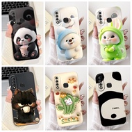 Huawei Y6p MED-LX9N / Y6s JAT-LX3 Cute Rabbit Panda Cartoon Casing Y6s Y6P 2020 Lens Protective Soft