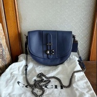 Coach vintage classic half moon Leather crossbody shoulder bag經典中古復古絕版半月月亮斜孭袋手袋#979