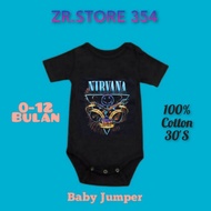 NIRVANA baby clothes / GRUNGE band baby t-shirts / jumpsuits / baby jumpers / baby jumpsuits / baby 