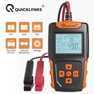 ✤✑◎ QUICKLYNKS QL105 12V 24V Battery Tester 100-2000CCA Car Battery Analyzer Auto Professional Battery Tool for GEL AGM EFB Battery