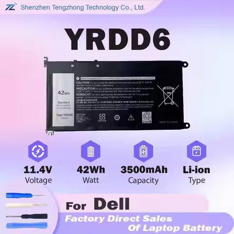 YRDD6 Laptop Battery for Dell WDX0R P69G YRDD6 Inspiron 13 15 5000 7000 Series, 5570 7573 5567 7579 