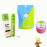 AIREE BEAUTY  -  CLEANSER , SUNSCREEN DAY ,  SERUM ,  MOISTURIZER  ,  PENCUCI MUKA  ,  SABUN BIBI , 