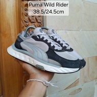 (38.5) Puma Wild Rider Second Shoes sepatu Bekas Preloved Olahraga