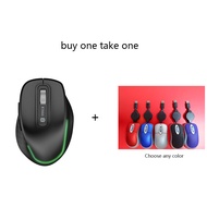 เม้าส์ AI ไร้สายอัจฉริยะเสียงปิดเสียงสำหรับสำนักงานปรับให้เข้ากับการเชื่อมต่อแบบ USB และบลูทูธการพิม