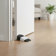 Large Rubber Door Stop with Organizer, No-Drill, Non-Toxic, Odorless Door Stopper, Windproof Safe De