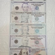 Promo mainan uang dollar amerika isi 50 lembar