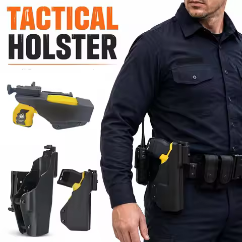 Tactical Taser Gun Holster Taser7 X26 003 Quick Draw Belt Holster 360 Rotation Molle Waist Vest Hols