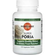 MUSHROOM WISDOM Super Poria 120 Tablets, 0.02 Pound