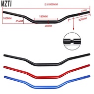 800mm CNC Aluminum Motorcycle Handlebar 7/8" 22mm Motocross 3 links Removable Handlebar WIth Bar Pad