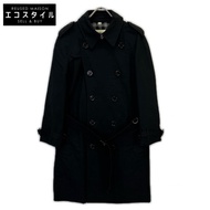 Burberry London 3463468 黑色棉質風衣 48號 [二手]