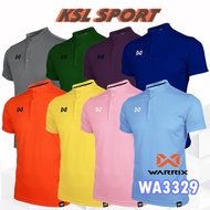 WARRIX เสื้อโปโลแขนสั้นคอจีน รุ่น Bubble ll WA-3329 สีฟ้า/เหลือง/ส้ม/เทา/ชมพู/น้ำเงิน/เขียว/ม่วง