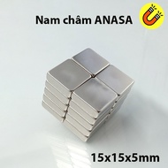 Rare earth magnet 15x15x5mm