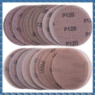 (WUSG) 30 Pcs Mesh Sanding Discs 125mm 80-600 Grit Hook and Loop Sanding Paper Dry Abrasive Discs fo