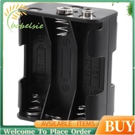 Double Side Spring 6 x 1.5 V AA Battery Holder Case Box Black