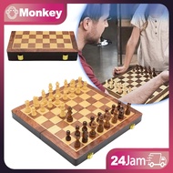 Wooden Chess Board 29x29cm Folding Magnetic Chess Board Chess Board Game Superior Chess Board Magnet